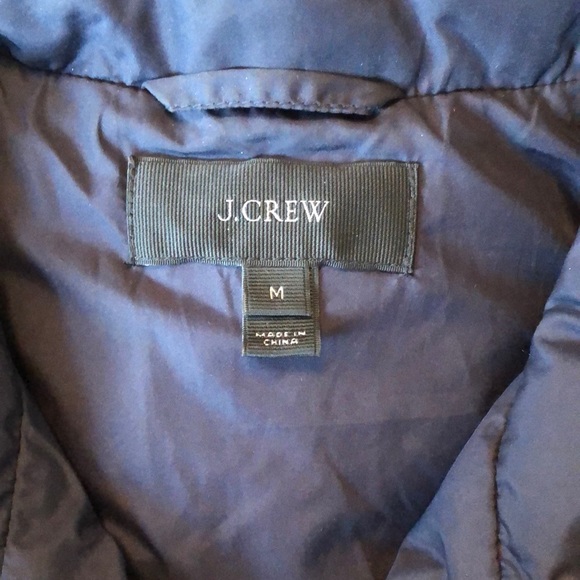 J. CREW vest blue size medium - Picture 5 of 8